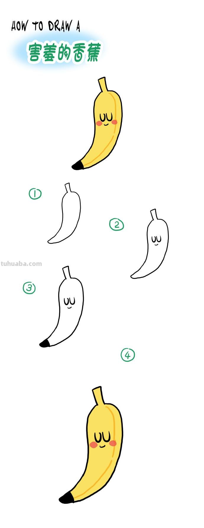 水果简笔画教程！给小画家们收藏起来吧~