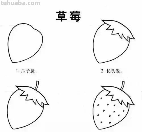 简笔画｜学一学，画一画，各种水果简笔画大全，为孩子收藏！