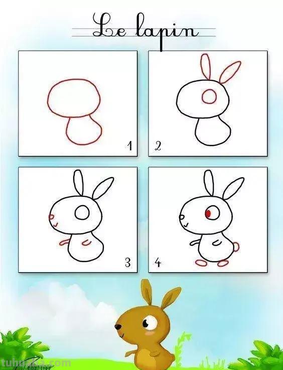 简笔画丨15个常见的水果+动物，孩子都爱画，先收藏起来！