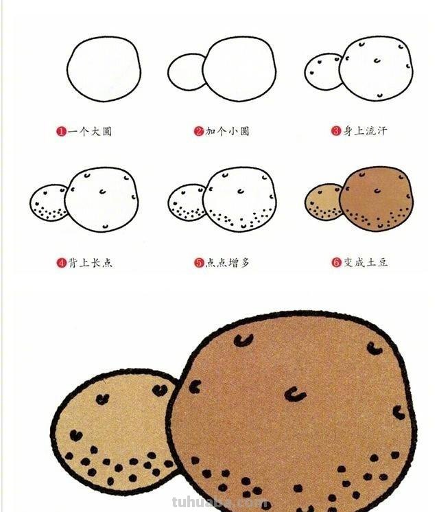 妈呀别眨眼！第一次知道蔬菜简笔画这么好画，快给孩子看包教包会