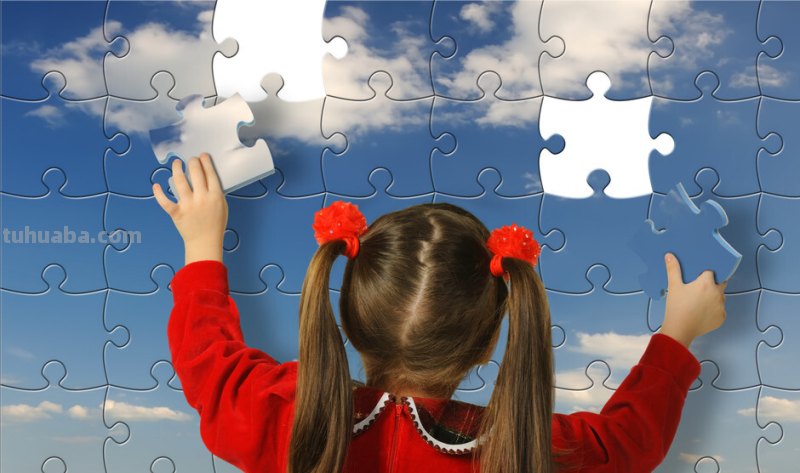 带宝宝玩拼图游戏,到底有什么好处?