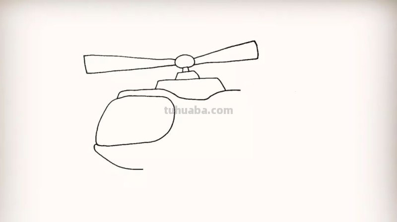 几款直升飞机简笔画教程