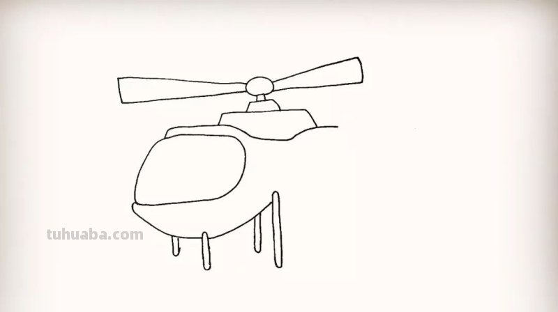 几款直升飞机简笔画教程