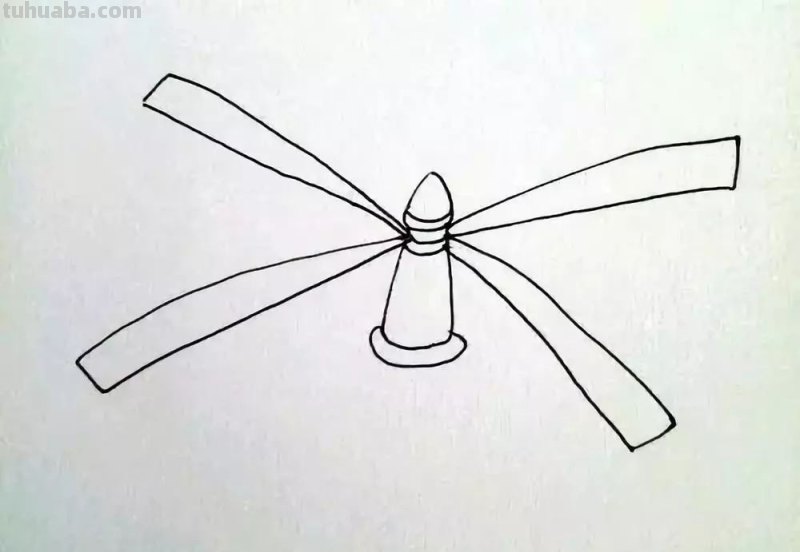 几款直升飞机简笔画教程