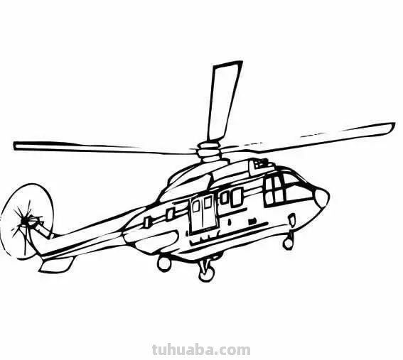 几款直升飞机简笔画教程