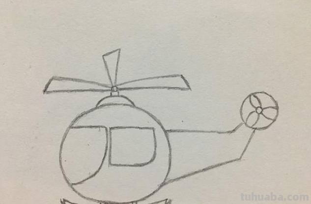 几款直升飞机简笔画教程