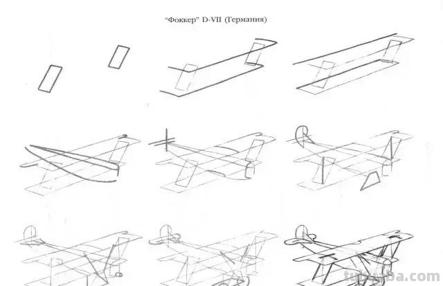 简笔画教程，50个飞机的画法