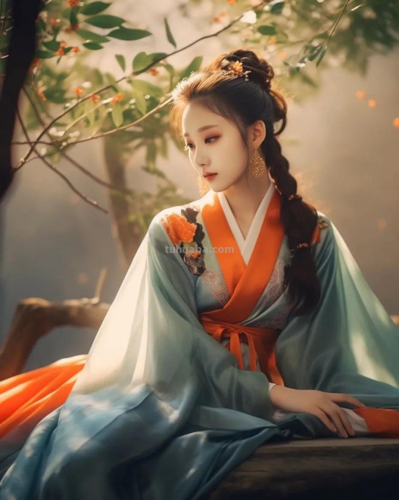 AI绘画-古典服饰配色