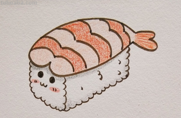 食物简笔画~忍住口水一起来画画吧~