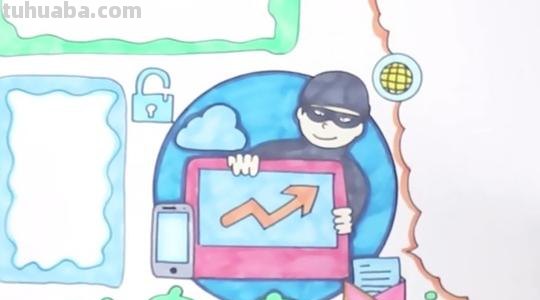 网络安全手抄报怎么画（网络安全手抄报怎么画?简单又漂亮）