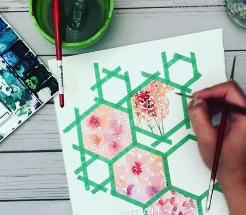 干货，简谈水彩辅助工具与一组漂亮水彩画，值得收藏！