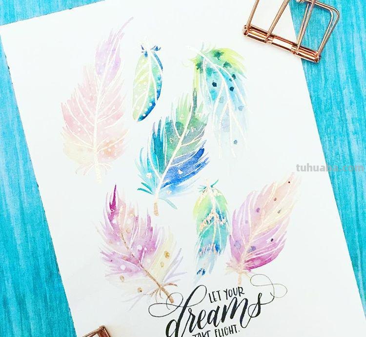 干货，简谈水彩辅助工具与一组漂亮水彩画，值得收藏！