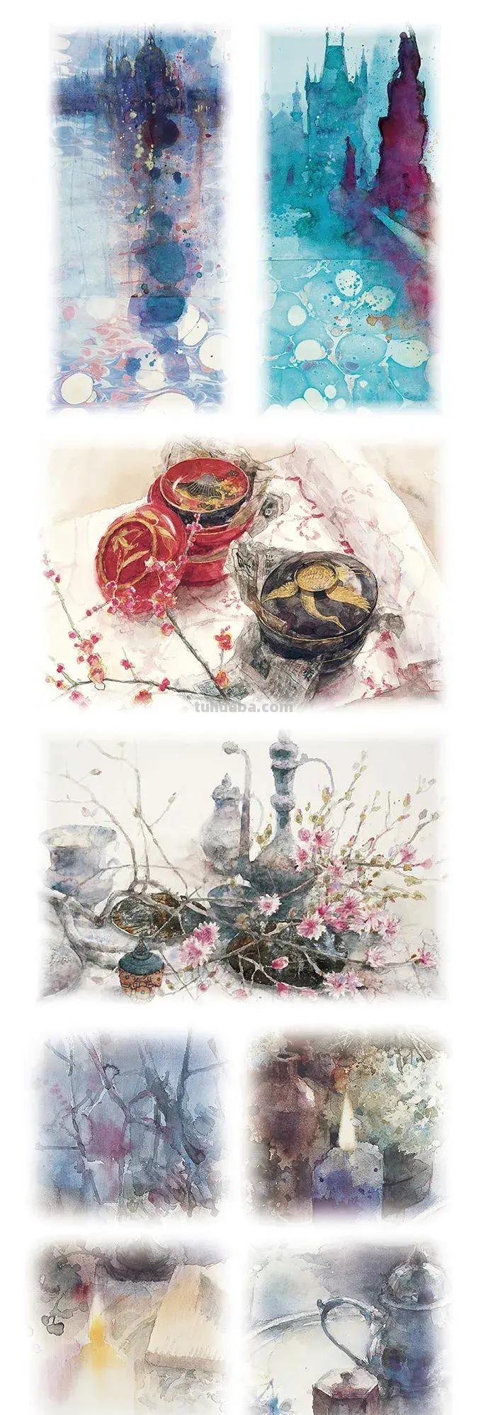 喜欢水彩的画友，安利这几本书