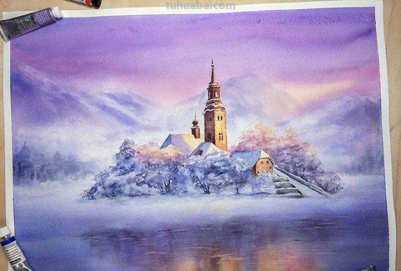如何用画笔做到每一幅风景都有不同的氛围？23个国家的水彩画欣赏