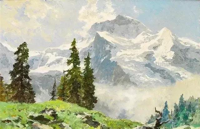 壮丽之美 - 登山爱好者画出的风景水彩画
