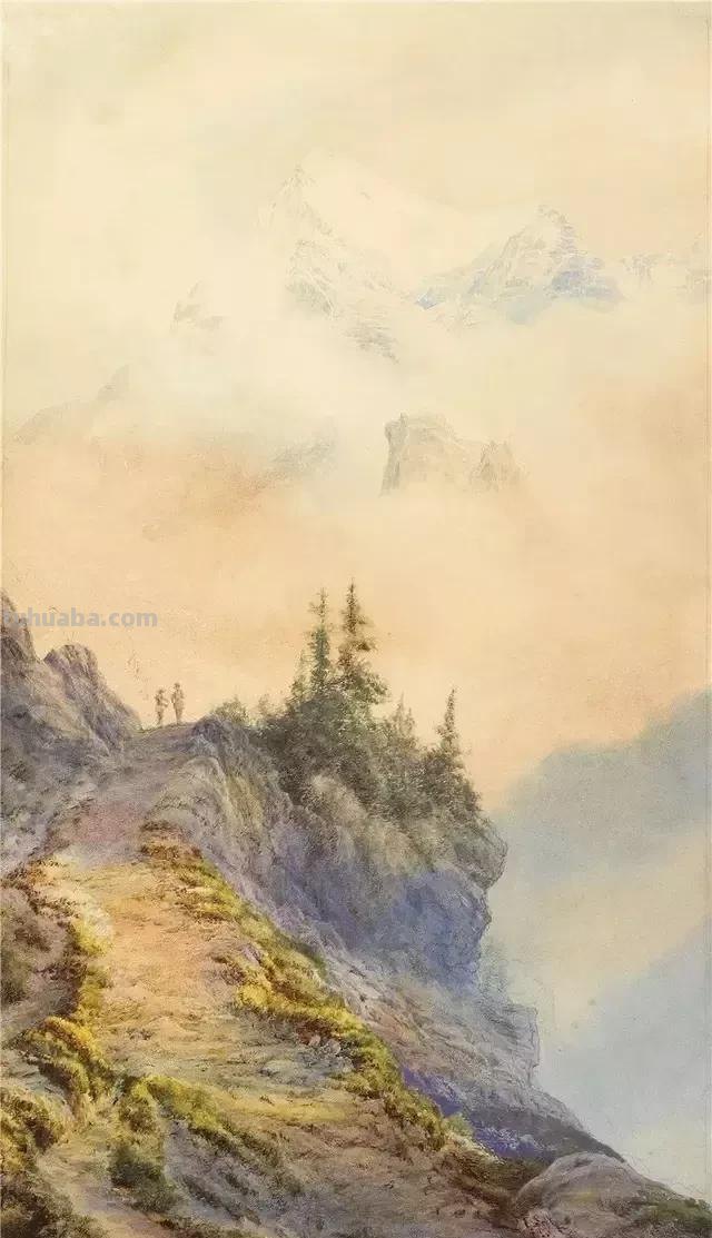 壮丽之美 - 登山爱好者画出的风景水彩画
