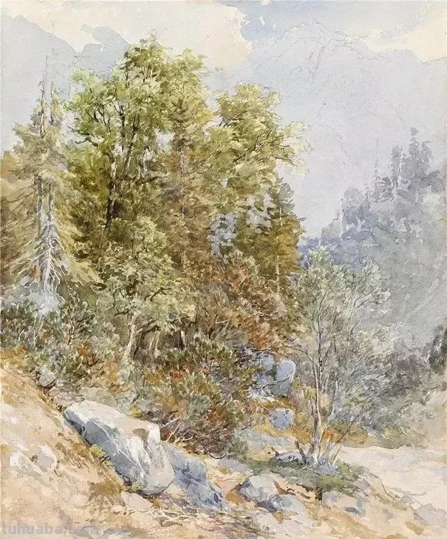 壮丽之美 - 登山爱好者画出的风景水彩画