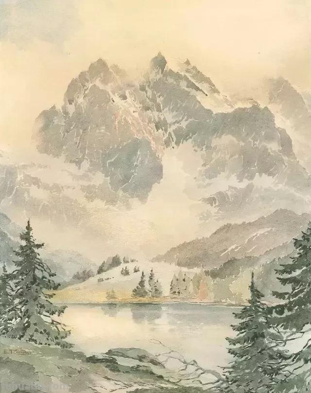 壮丽之美 - 登山爱好者画出的风景水彩画
