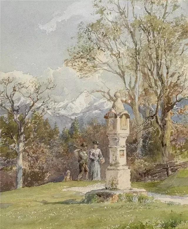 壮丽之美 - 登山爱好者画出的风景水彩画