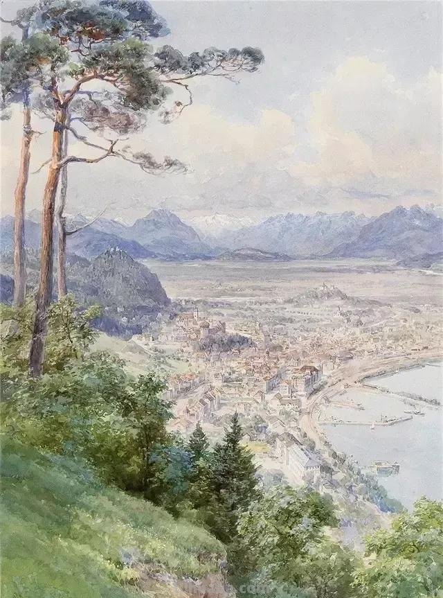 壮丽之美 - 登山爱好者画出的风景水彩画