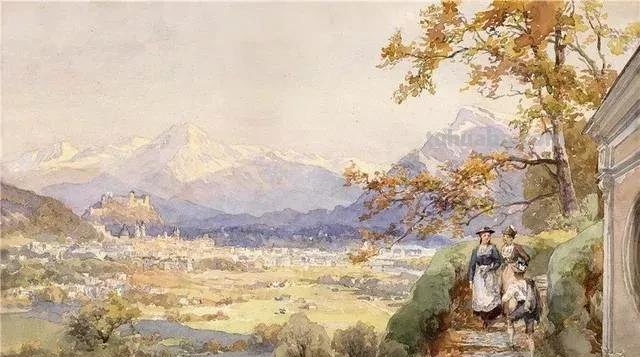 壮丽之美 - 登山爱好者画出的风景水彩画
