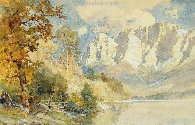 壮丽之美 - 登山爱好者画出的风景水彩画