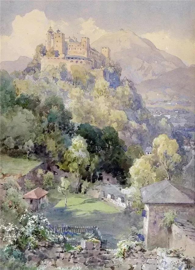壮丽之美 - 登山爱好者画出的风景水彩画