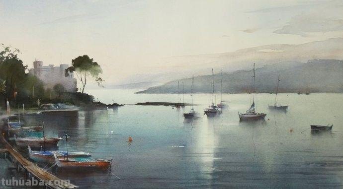 用笔有神，淋漓尽致-分享一组风景水彩画