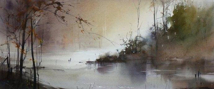 用笔有神，淋漓尽致-分享一组风景水彩画