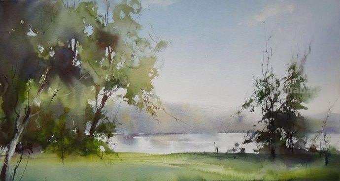 用笔有神，淋漓尽致-分享一组风景水彩画