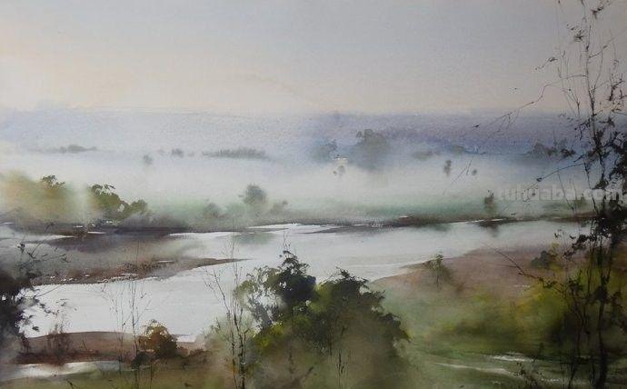 用笔有神，淋漓尽致-分享一组风景水彩画