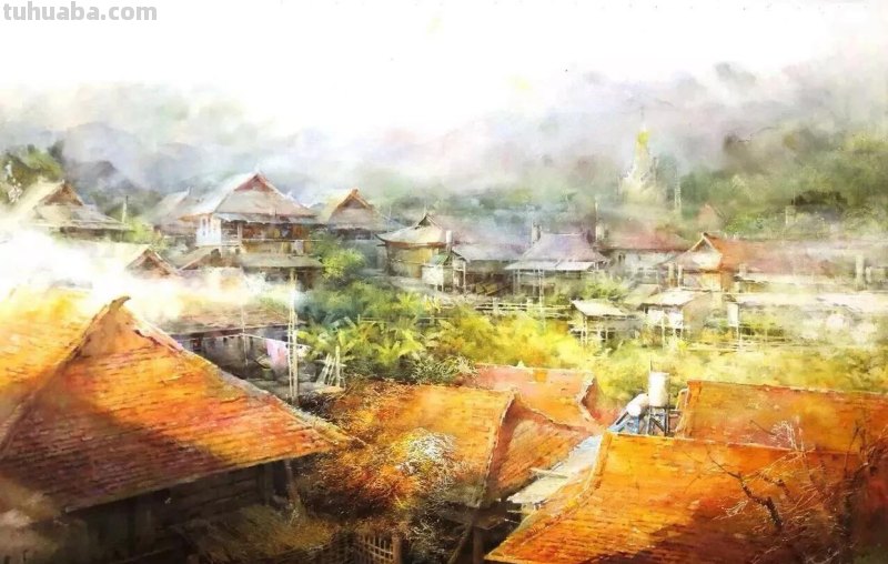 池振明风景水彩画作品专辑
