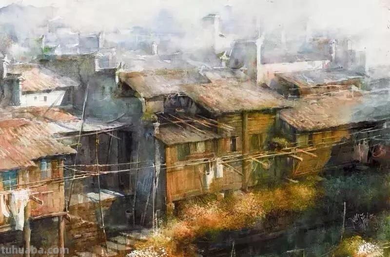 池振明风景水彩画作品专辑