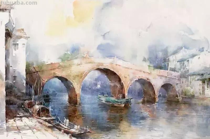 池振明风景水彩画作品专辑