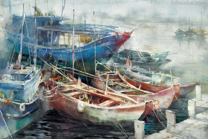 池振明风景水彩画作品专辑