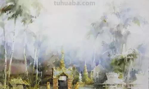 池振明风景水彩画作品专辑