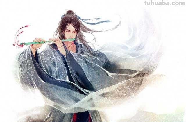 古风人物手绘水彩插画欣赏