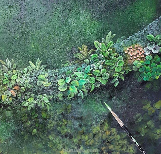 用艺术释放情感，用色彩渲染生活：清新的治愈系水彩花卉插画