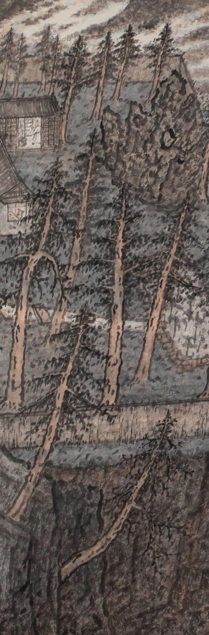 说诗画-周古天绘画系列(十六)《云阔烟深树,江澄水浴秋》 说诗画-周古天绘画系列(十六)《云阔烟深树,江澄水浴秋》