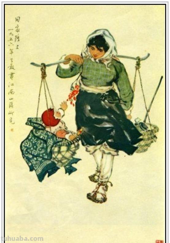 现代著名画家周昌谷四十五幅经典绘画书法作品纯情至美赏析