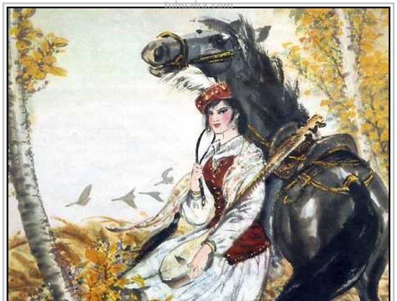 现代著名画家周昌谷四十五幅经典绘画书法作品纯情至美赏析