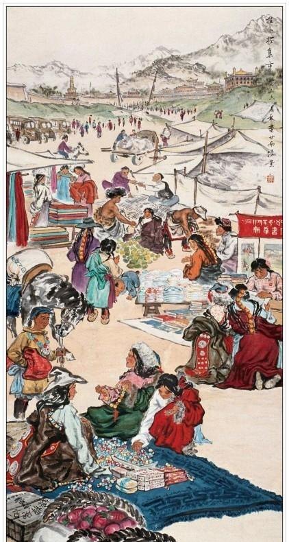 现代著名画家周昌谷四十五幅经典绘画书法作品纯情至美赏析