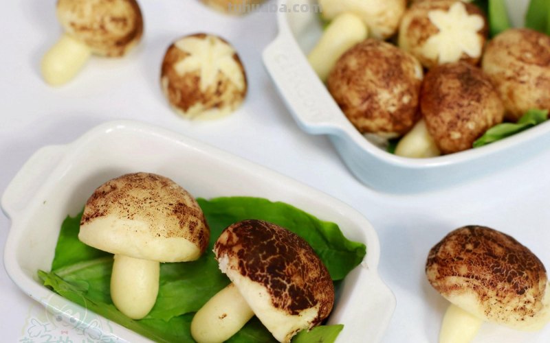 蘑菇是假，馒头是真，萌翻了！一次惊喜的美食DIY