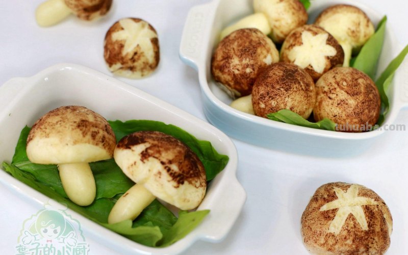 蘑菇是假，馒头是真，萌翻了！一次惊喜的美食DIY