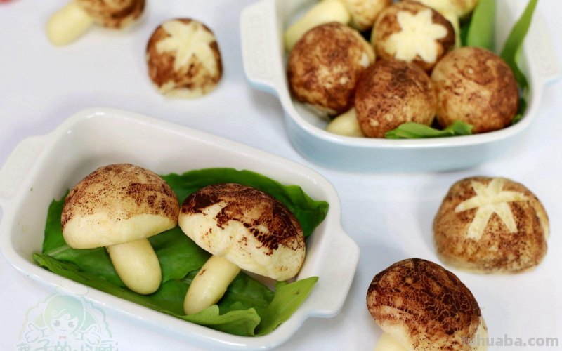 蘑菇是假，馒头是真，萌翻了！一次惊喜的美食DIY