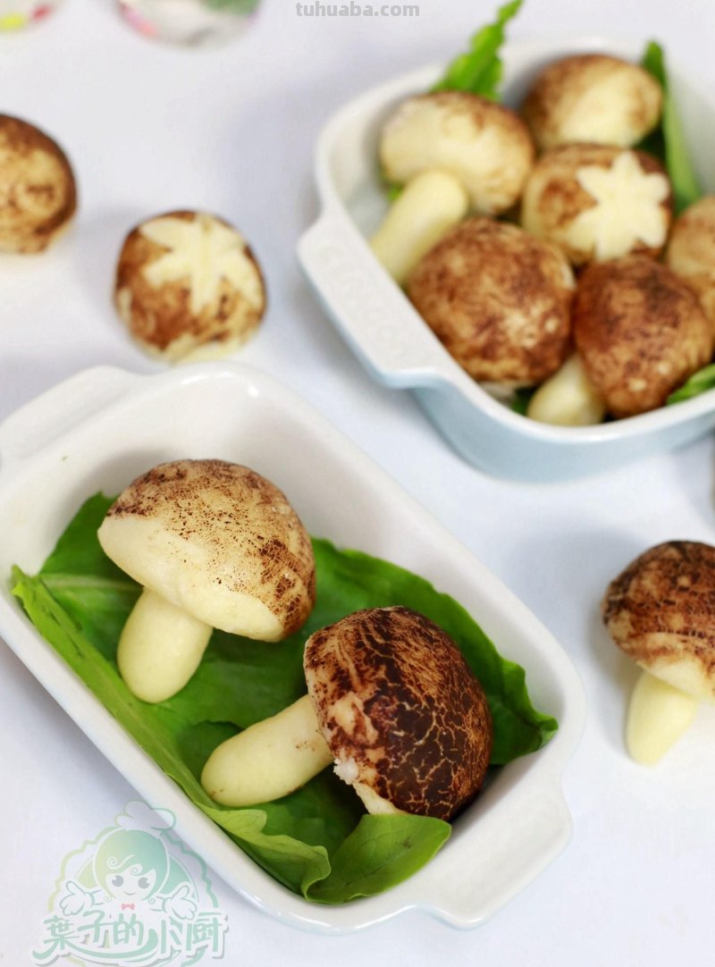 蘑菇是假，馒头是真，萌翻了！一次惊喜的美食DIY