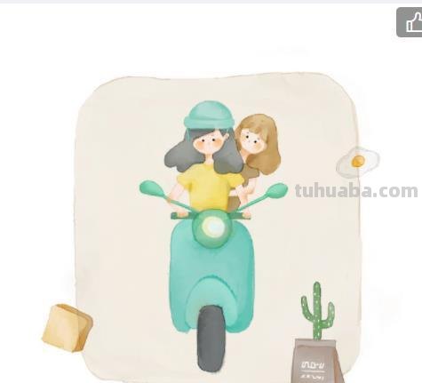 一组漂亮的简笔画人物