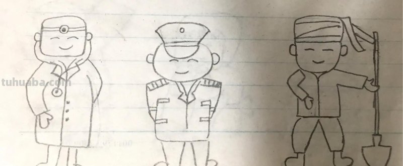 可爱的人物简笔画