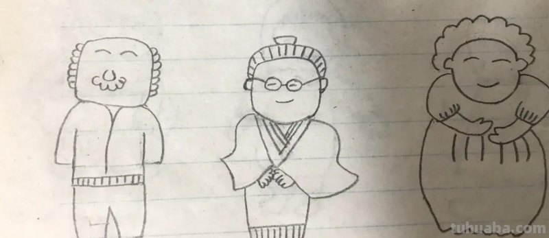 可爱的人物简笔画