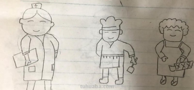 可爱的人物简笔画